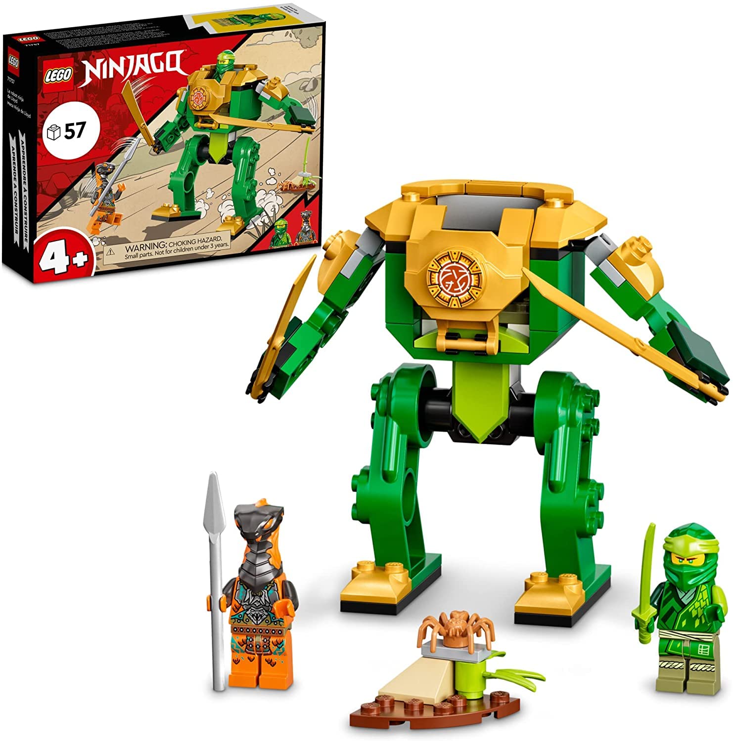 See full amazon price history chart for JAIMAN TOYS Kids Lego NINJAGO Ninja Mech 71757 Beginner Set Featuring a Ninja Battle Toy Snake Figure Building Kit Aged 4+ (Multicolour, 57 Pieces) JAIMAN TOYS Kids Lego NINJAGO Ninja Mech 71757 Beginner Set Featuring a Ninja Battle Toy Snake Figure Building Kit Aged 4+ (Multicolour, 57 Pieces) (B09W1B28DV) Amazon Price History, Amazon Price Tracker