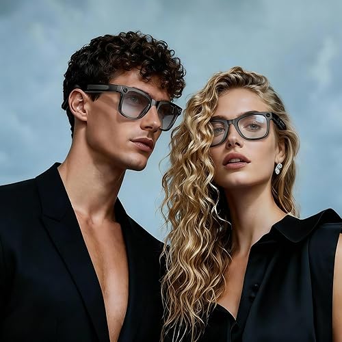 Vista 9 de EarlySincere Lentes inteligentes Ai 2026 para hombres y mujeres, gafas de cámara HD 4K de 8 MP, batería de 410 mAh, admite grabación