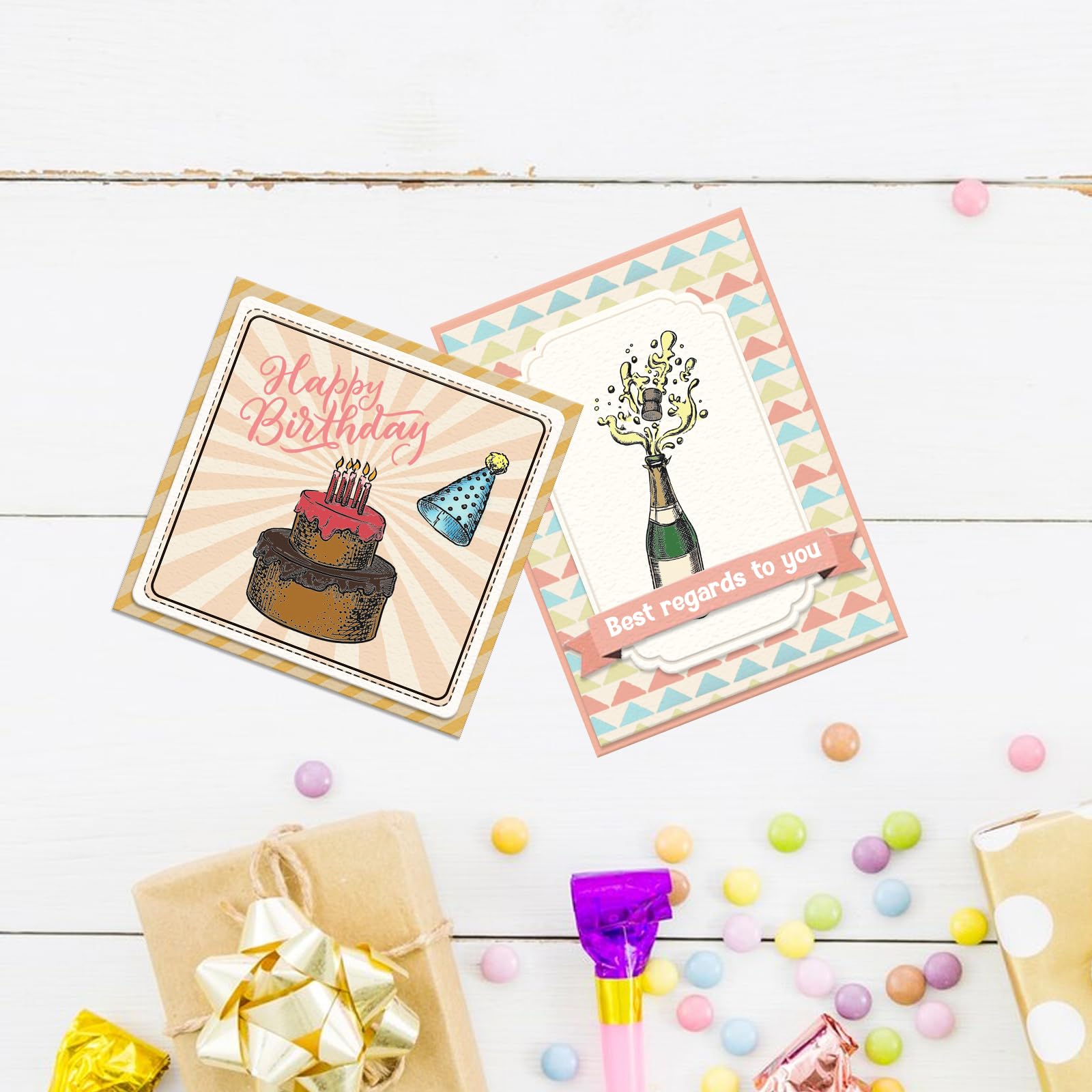 Lot De 2 Tampons En Forme De Lettres « Happy Birthday » Pour Fondant
