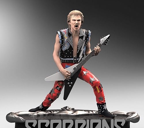 Miniatura 2 de Knucklebonz Rudolf Schenker (Scorpions) Estatua coleccionable de edición limitada - Icono del rock, con licencia oficial, incluye CoA