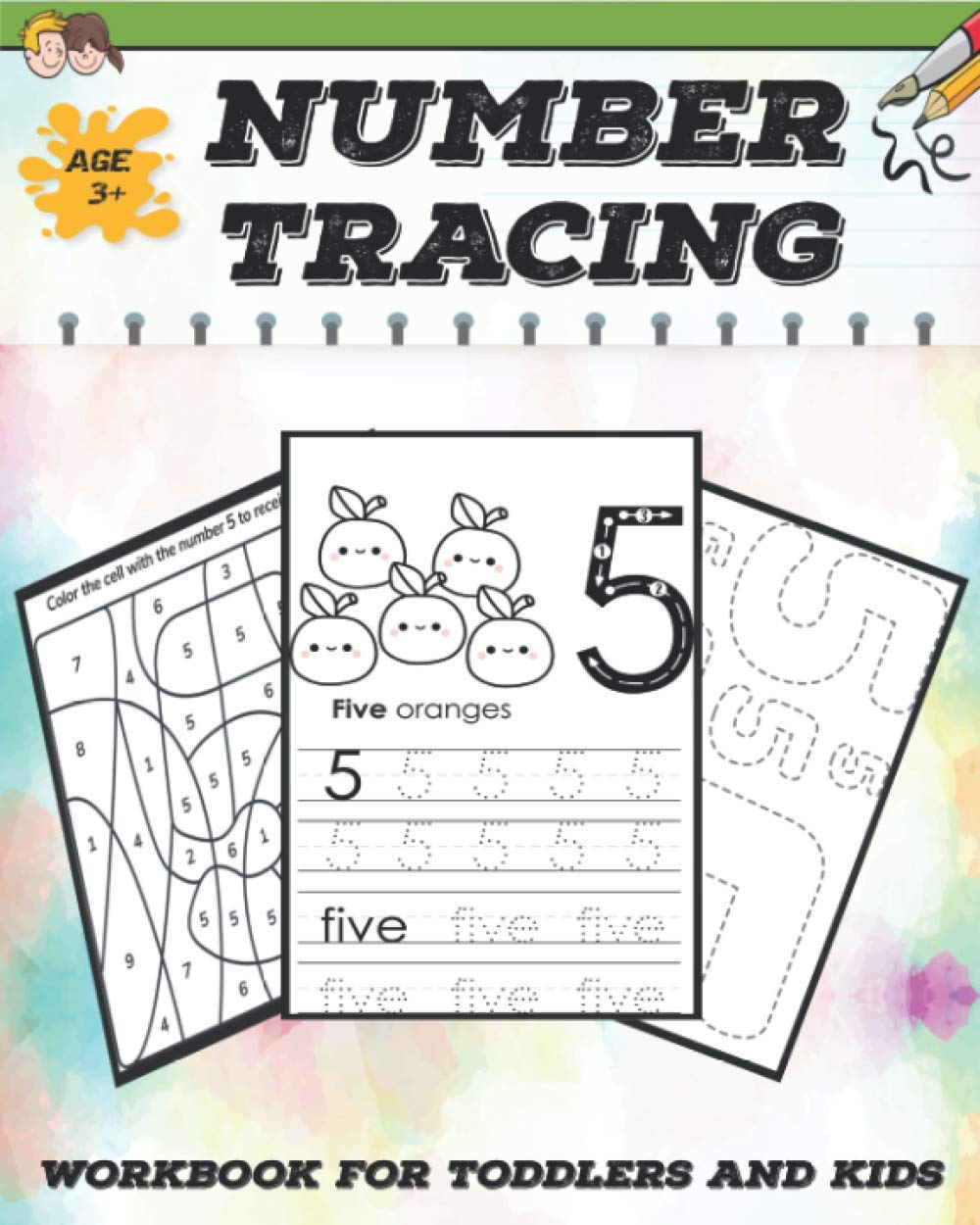 Number Tracing: Workbook for Toddlers and Kids Ages 3-5 | Trace Numbers Book Practice for Preschoolers & kindergarten
