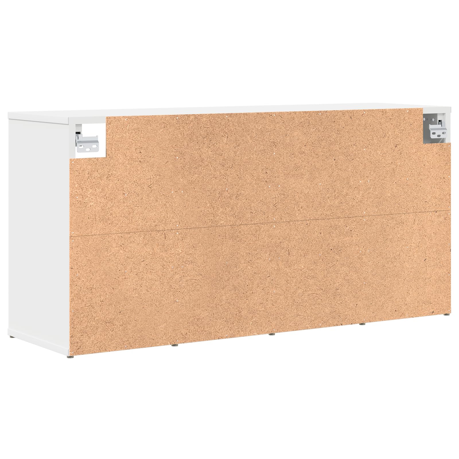 Szafka na buty z regałem i ławką do siedzenia wykonana z materiału drewnopochodnego, biała, 52,5 x 30 x 50 cm do praktycznego przechowywania i porządku w strefie wejściowej