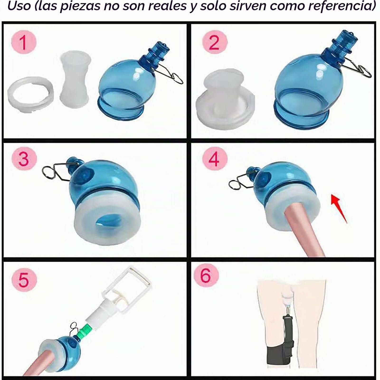 Extensor de pene, camilla, bomba de vacío for pene, bomba vacío for hombres, dispositivo estiramiento alargar y mejorar la potencia, dispositivo succión glande en kit, alargamiento permanente