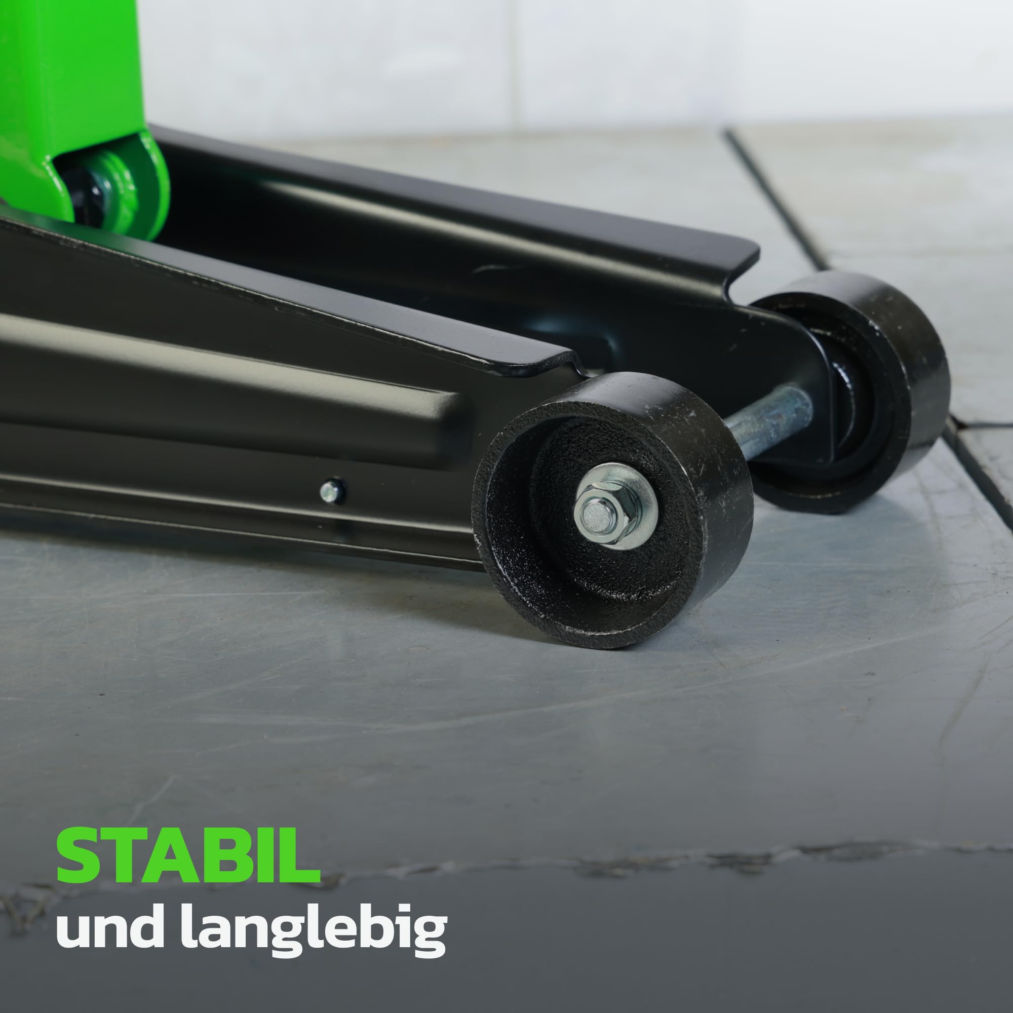 2,5-Tonnen Hydraulischer Wagenheber mit Koffer – Flachprofil, Hubhöhe 8,5–38 cm – Schnellhub mit Gummiauflage – Tragkraft 2500 kg – Tragbarer Wagenheber für Autos & SUVs