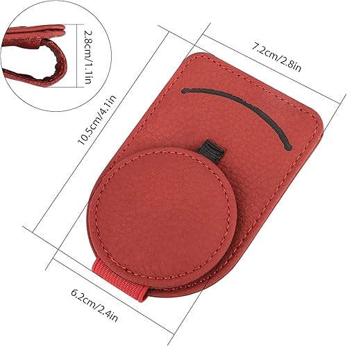 Miniatura 6 de Linkstyle Soporte para gafas de sol para visera de coche, Rojo -