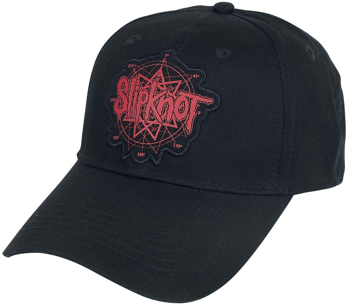 Slipknot Classic Band Logo Strapback Cap One Size Black