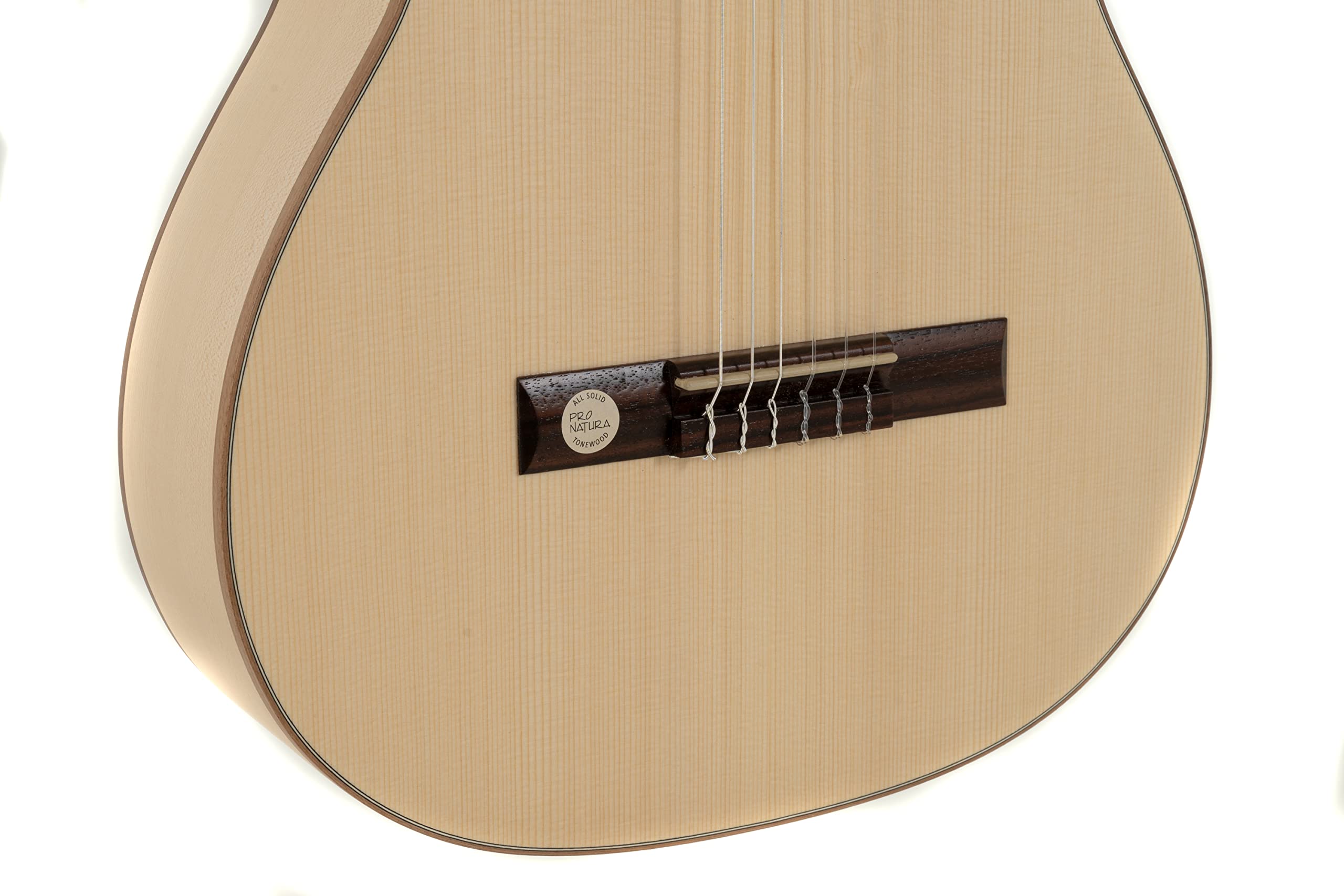 GEWA chitarra da concerto, chitarra classica Pro Natura Gold - misura 4/4 - tavola armonica in abete massello - fondo/fasce in acero massello - colore naturale - satinata