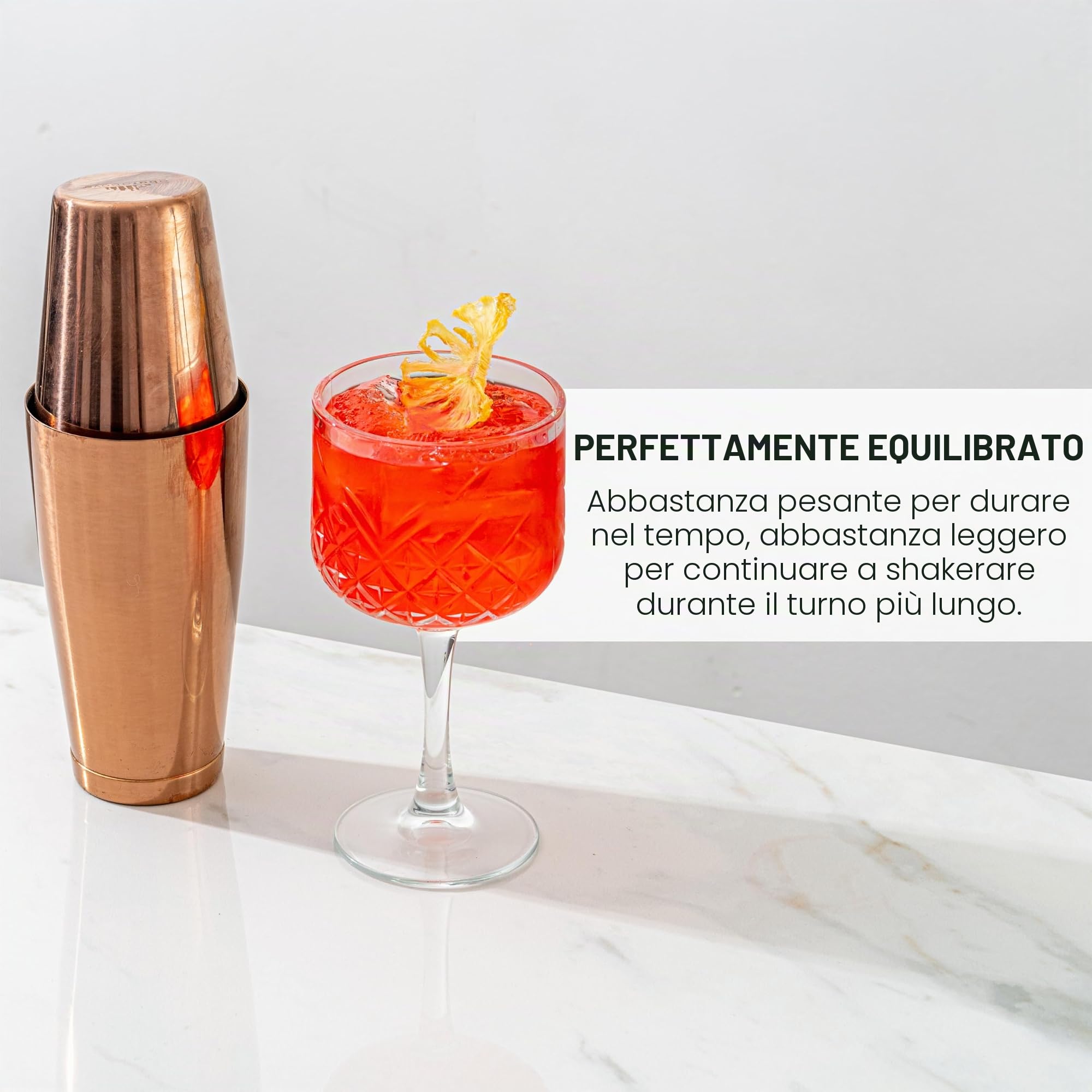 Top Shelf Bar Supply Acciaio inossidabile Boston shaker: 2 pezzi: professionale barista cocktail shaker 18 once e 28 once acciaio inossidabile