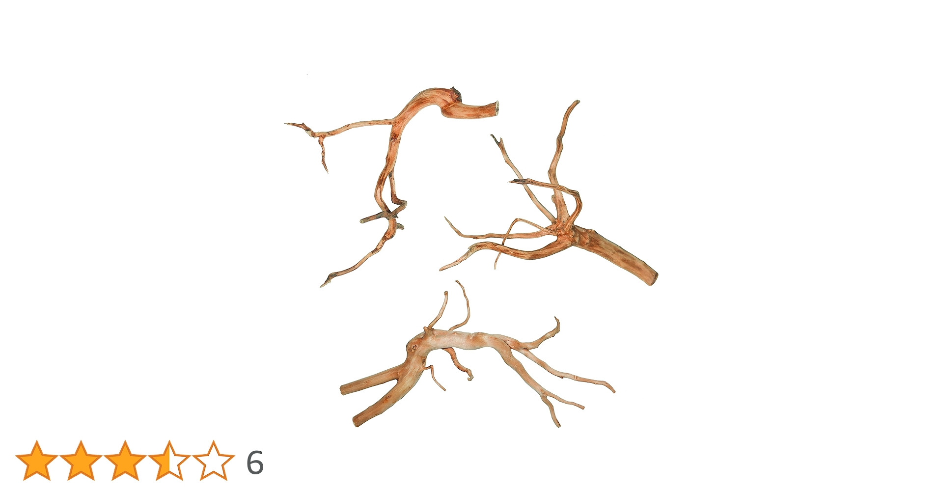 アクアリウム用品　レイアウト 良型 流木 Ｌサイズ　７本セット Amazon | 30cm水槽用 流木3本セット（ナチュラル色）【AQUASHOP