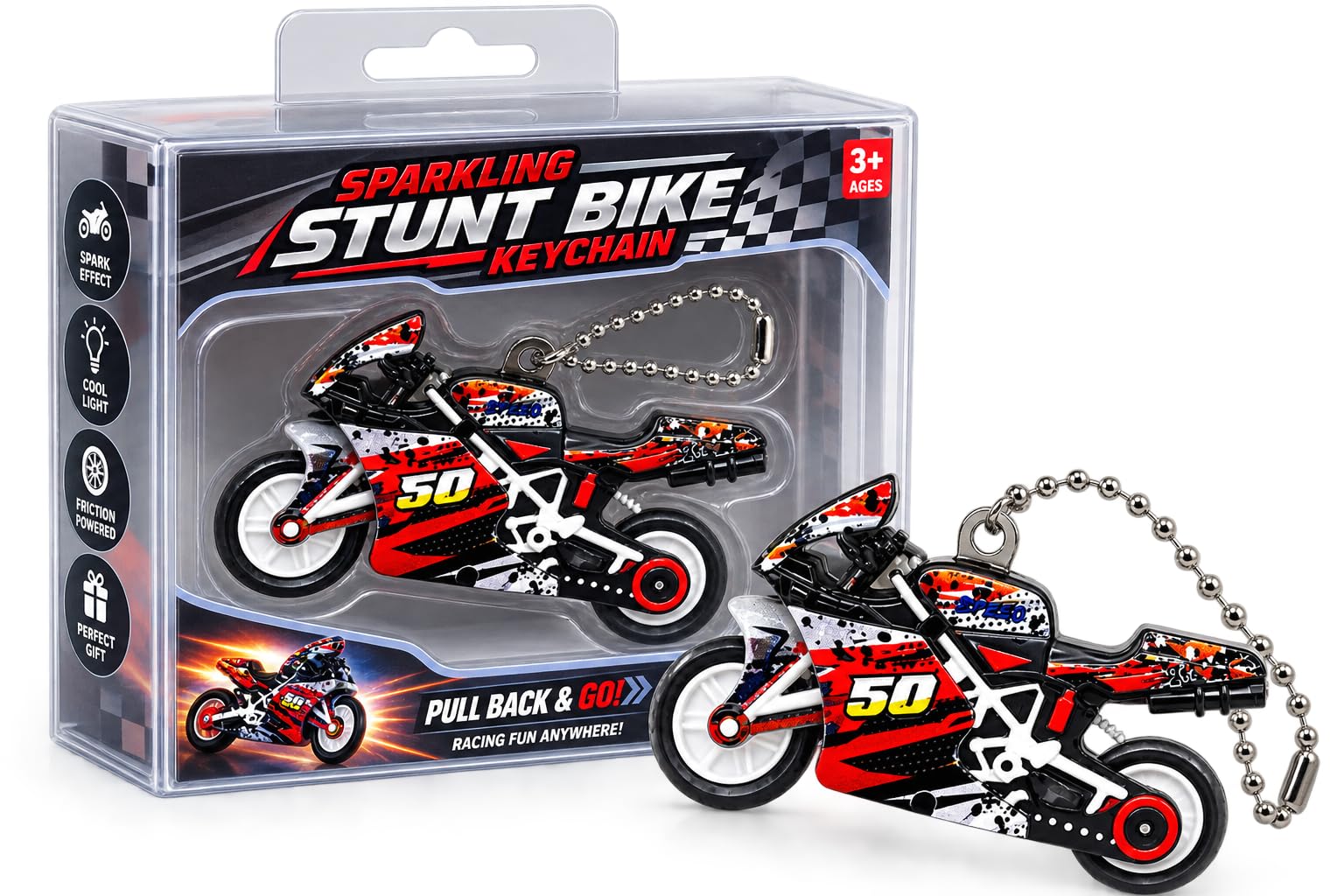 JIHAAN Mini Motorcycle Toy - Spark Racing Bike -1 JIHAAN Mini Motorcycle Toy - Spark Racing Bike -1