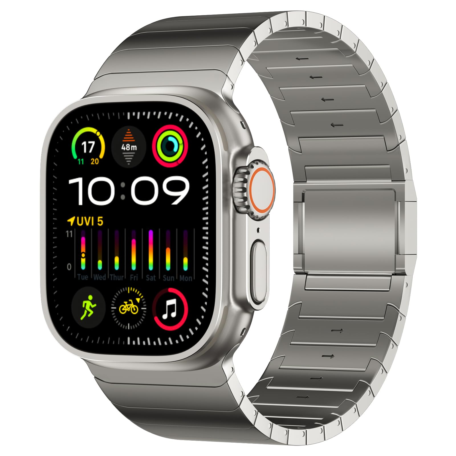 ACESTAR Titan Armband für Apple Watch Ultra 3/2/1