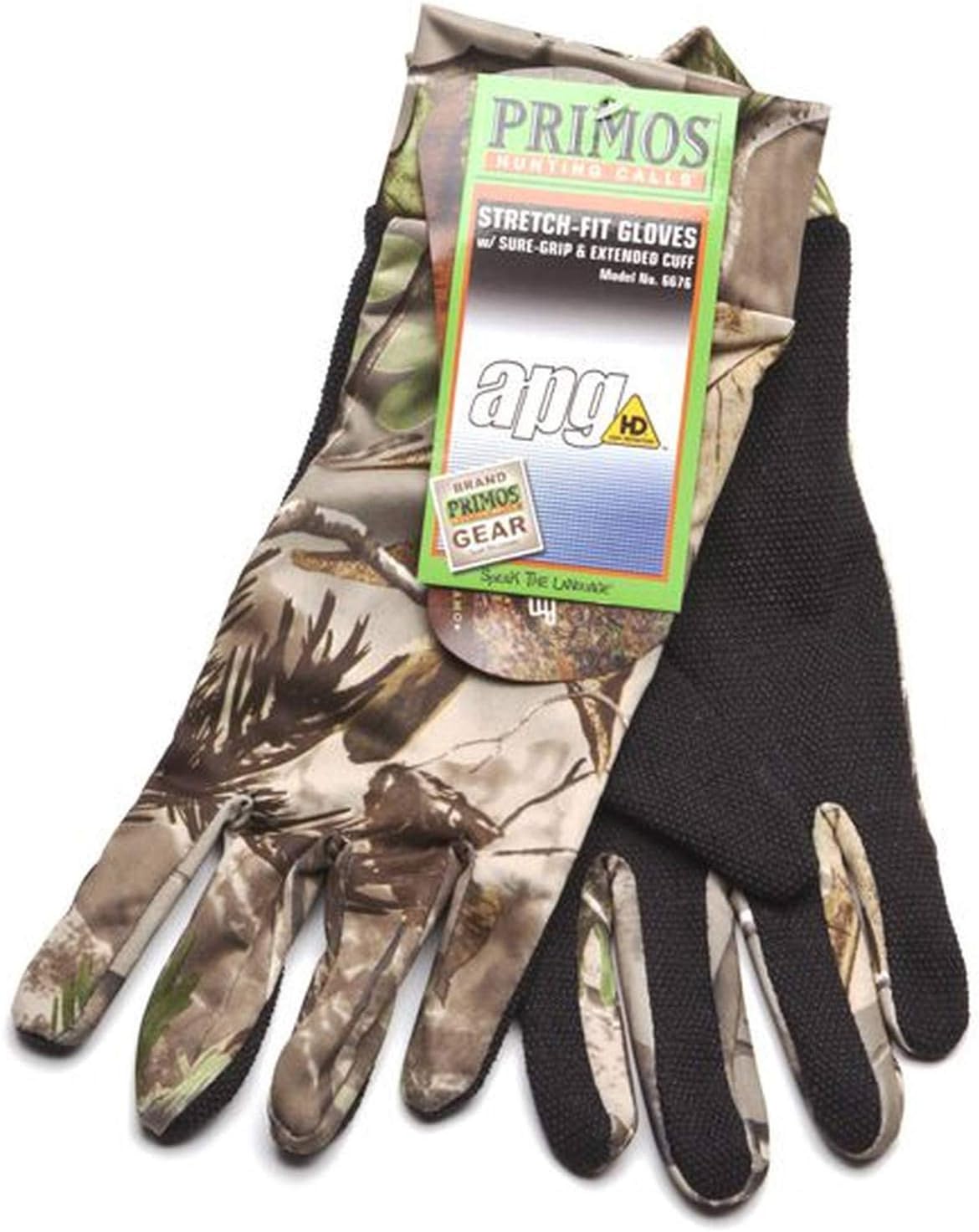 Primos Stretch-Fit Gloves (Realtree APG HD)