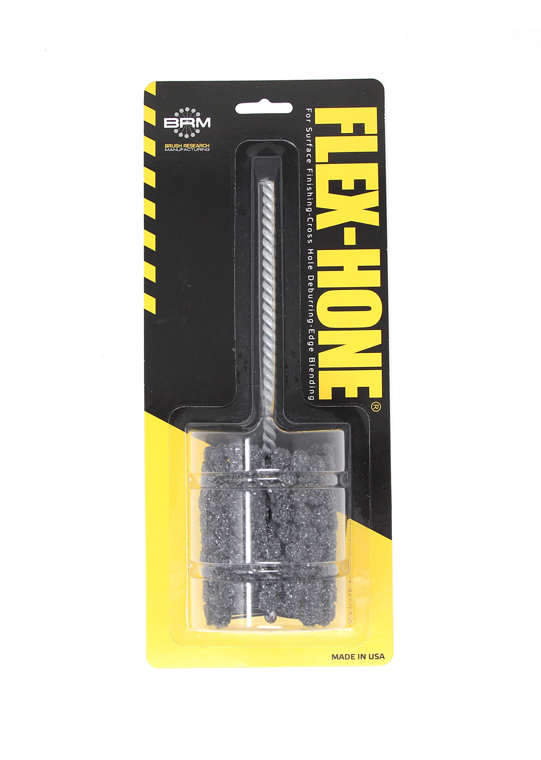 Brush Research BC21420 Flex-Hone®, 2-1/4" (57.2mm) Diameter, 20 Grit, Silicon Carbide, for Mild Steel, Stainless Steel, Cast Iron and Softer Ferrous