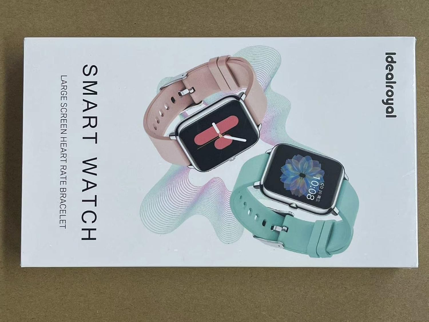 IDEALROYAL Smartwatch, Orologio Fitness Uomo 1,4 Touch Schermo Smart Watch con Cardiofrequenzimetro, Monitoraggio Sonno,Sportivo Activity Tracker Impermeabil IP67, Notifiche Messaggi Android iOS