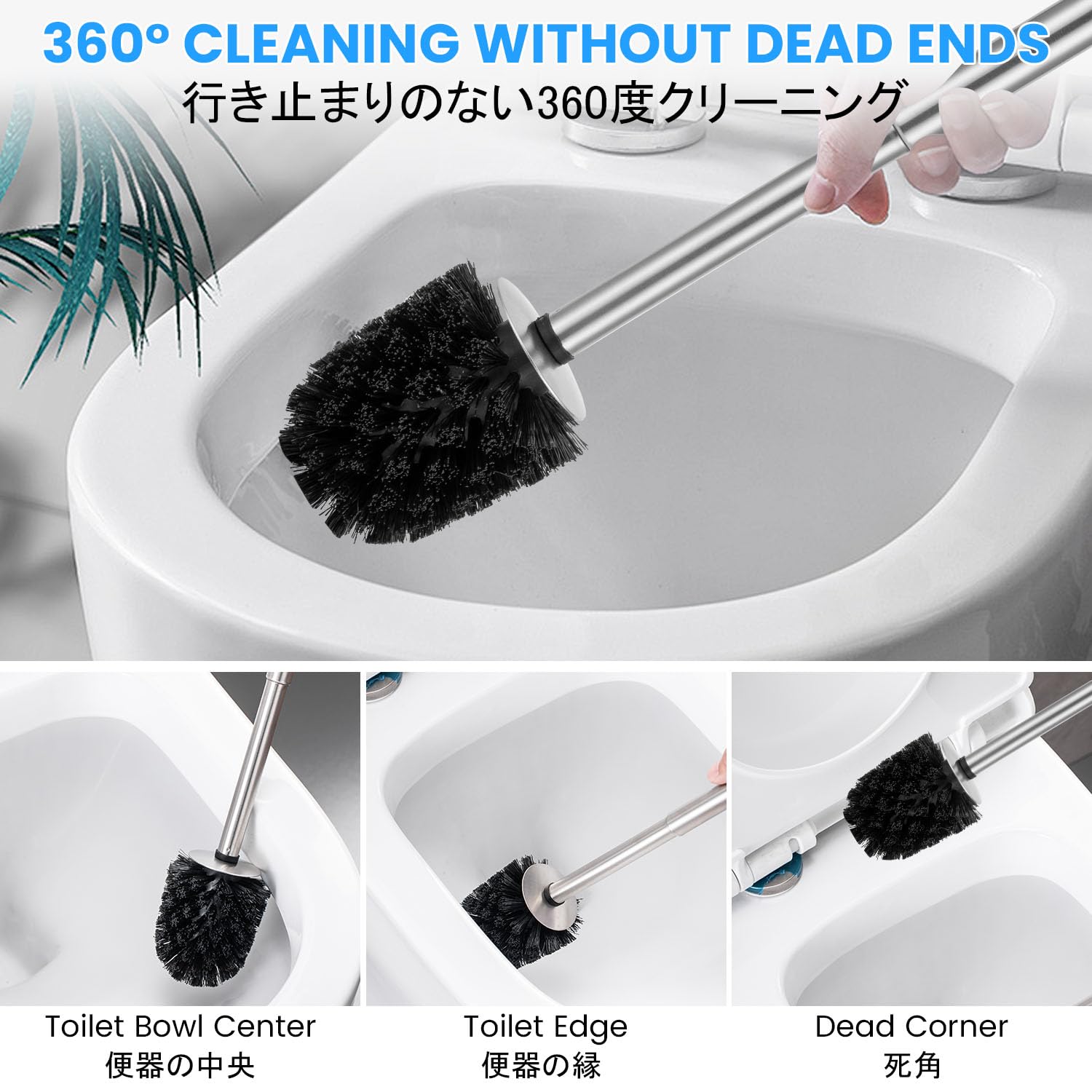 Spazzola Per WC Spazzola Per WC Versa Acciaio - Foto 2