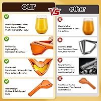 Vista 5 de Manual Lemon Squeezer, Hand Lemon Squeezer, Durability and longevity, Easy to Use & Dishwasher Safe, Lemon Juicer, Citrus Juicer, Lemon Juicer