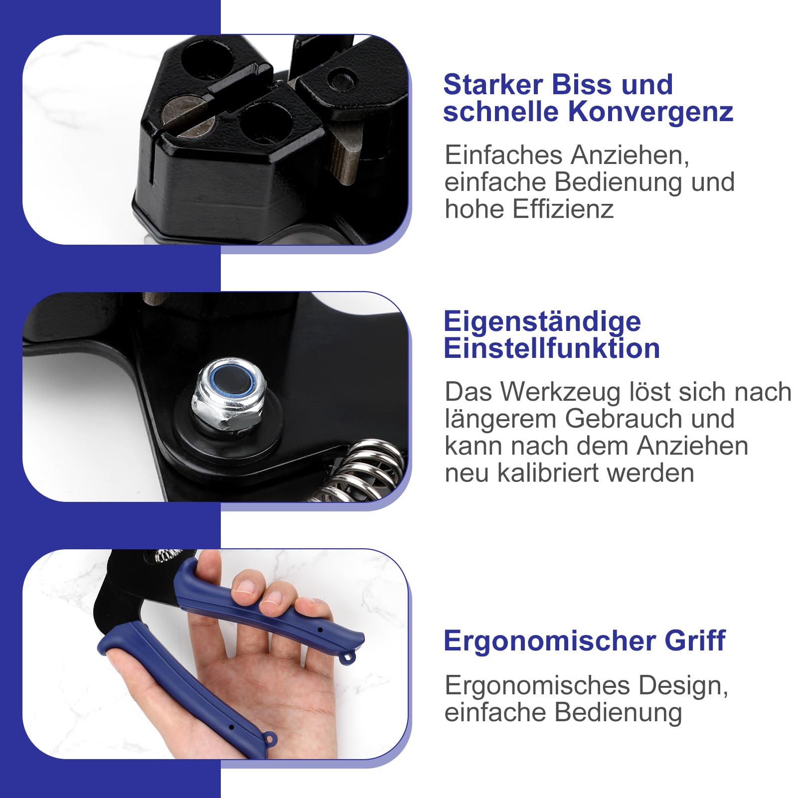 Kabelbinderzange Mit 100 Edelstahl-Kabelbindern - Pistolengriff, 200 Mm Lang, 4,6 Mm Breit, Zum Verriegeln & Schneiden