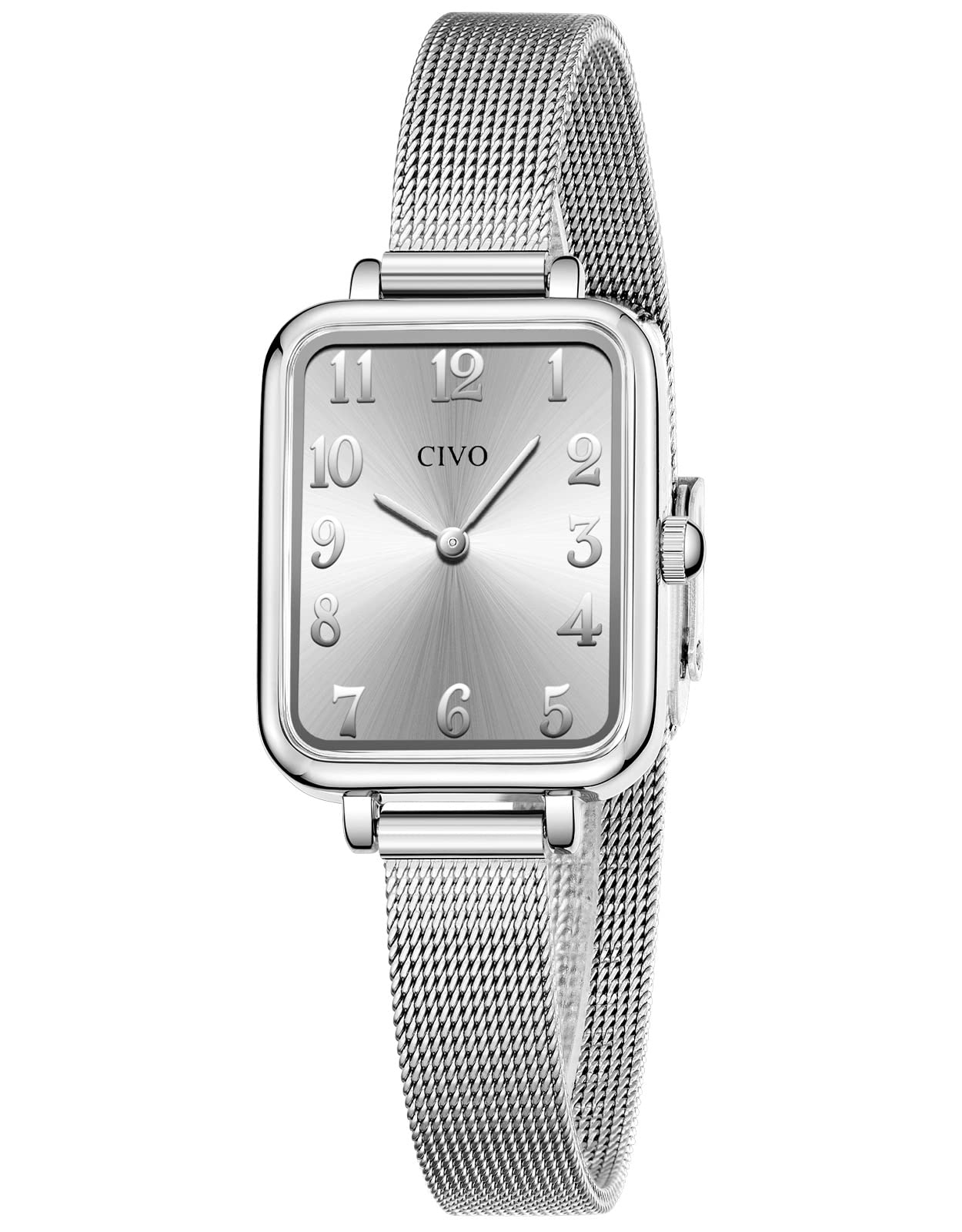 Ladies Watch Analog Quartz Fashion Simple Designed Rectangle Elegant Casual Slim Wrist Watch