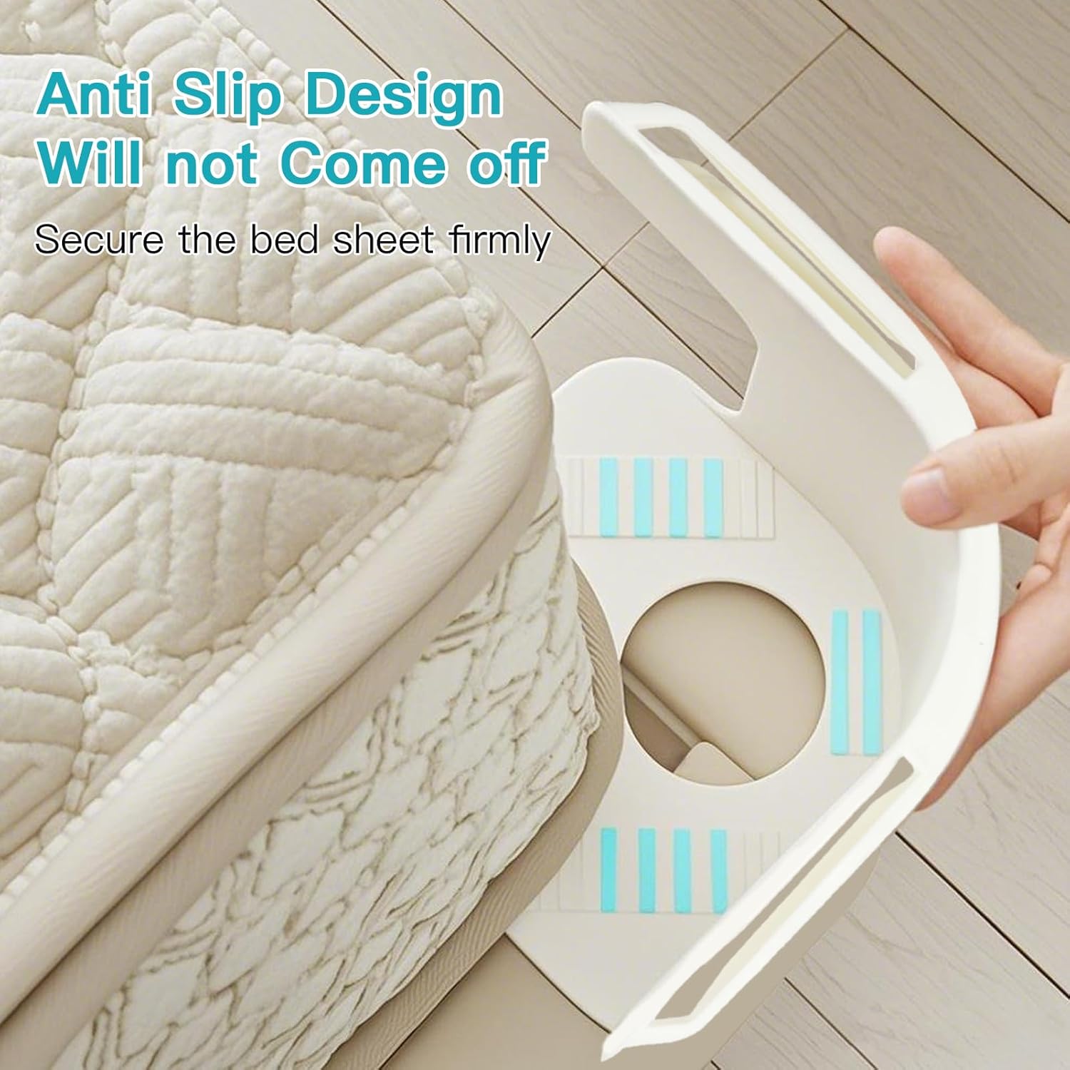 4 Pcs Bed Sheet Holder, No-Slip Sheet Locks, Bed Corner Sheet Holders for Adjustable/Thick Mattress, 30-Second Installation - Image 4