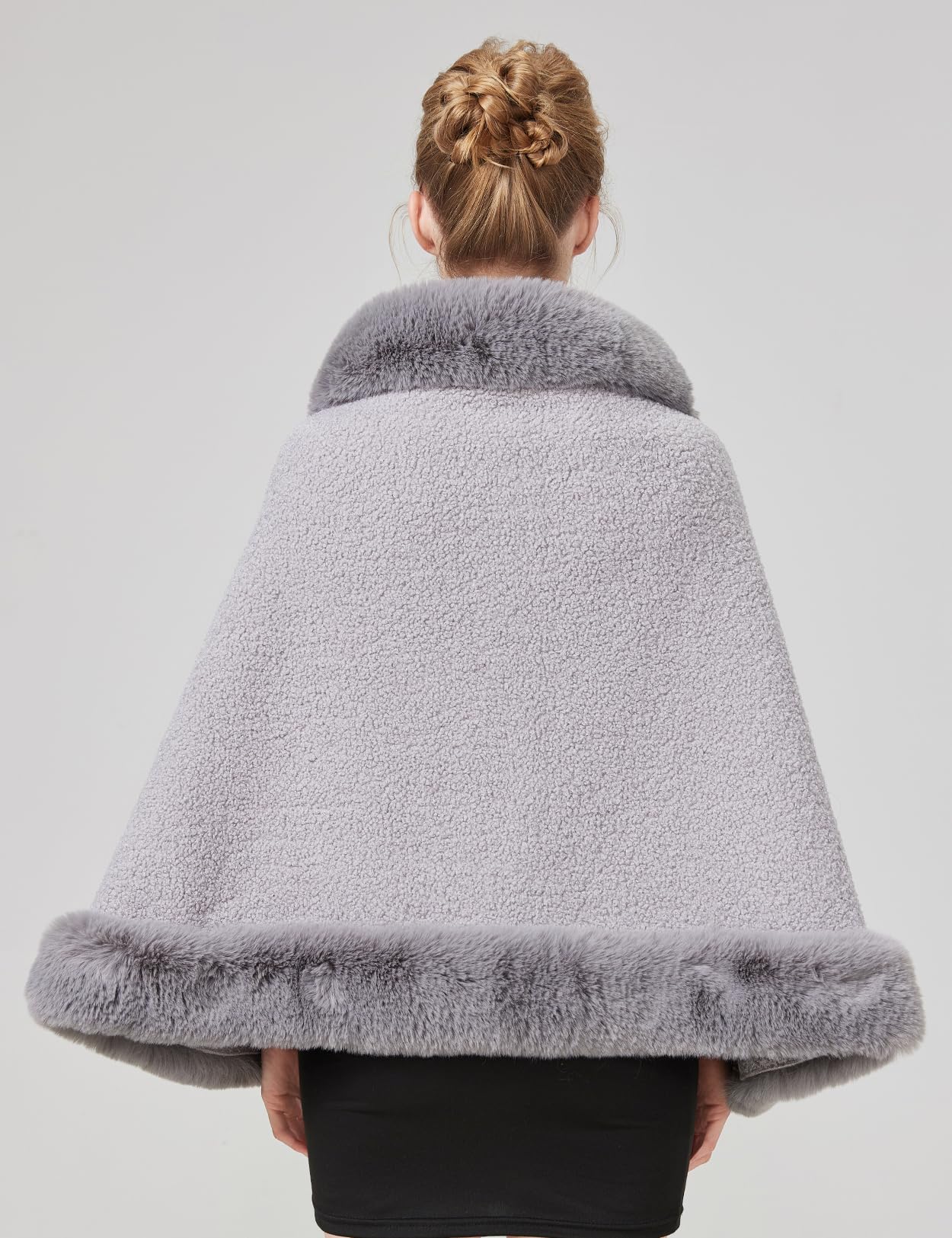 BEAUTELICATE Chal Estola de Pelo Mujer Boleros para Invierno Fiesta Novia Bodas