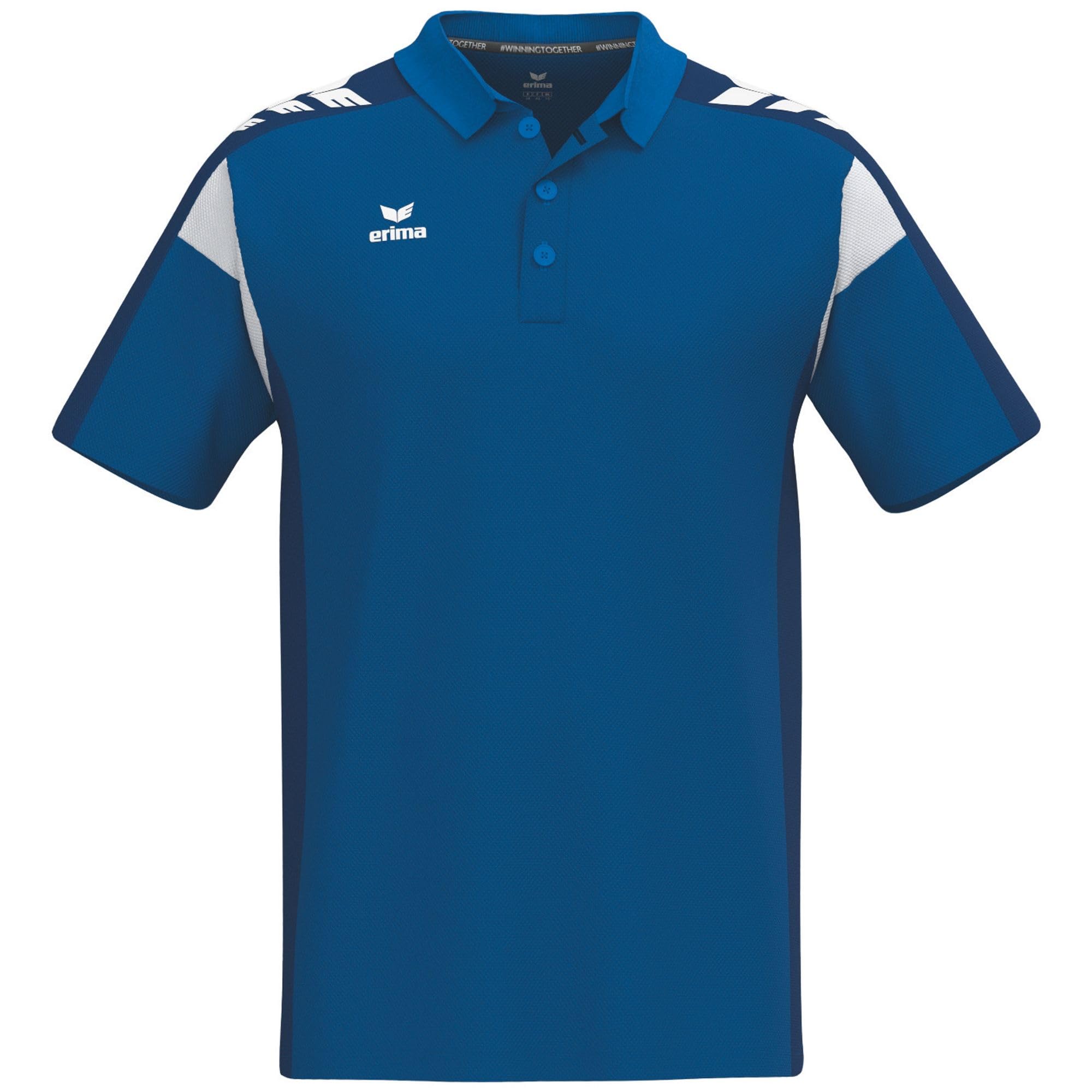Erima Unisex Celebrate 125 Performance Polo Shirt (1112502), new Royal/new Navy, S
