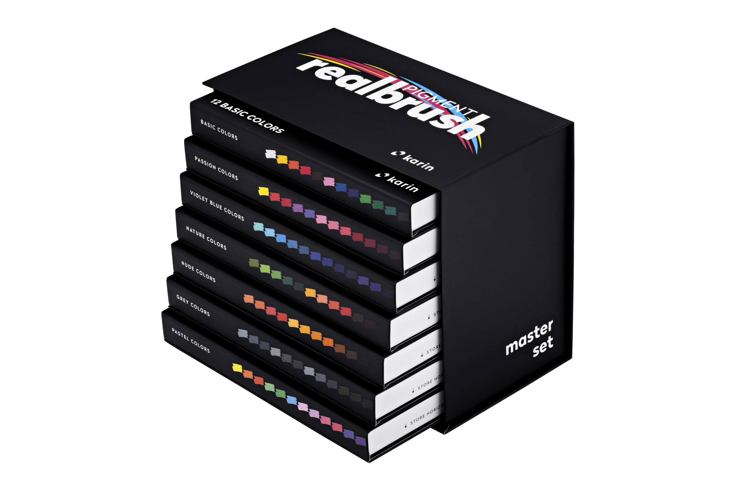 KARIN Realbrush PIGMENT Master zestaw 84 szt.