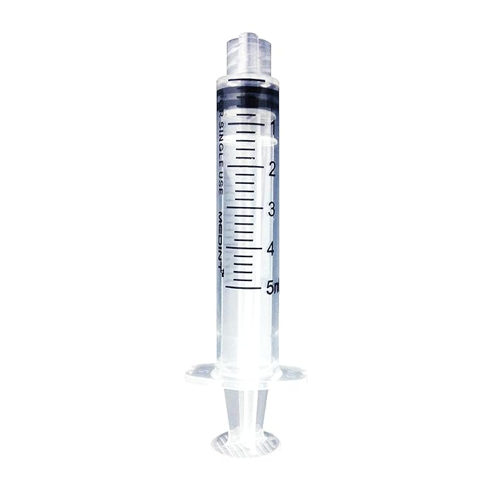 Buy Medint Sterile Syringes Without Needle 5ml 5cc Luer Lock Syringe