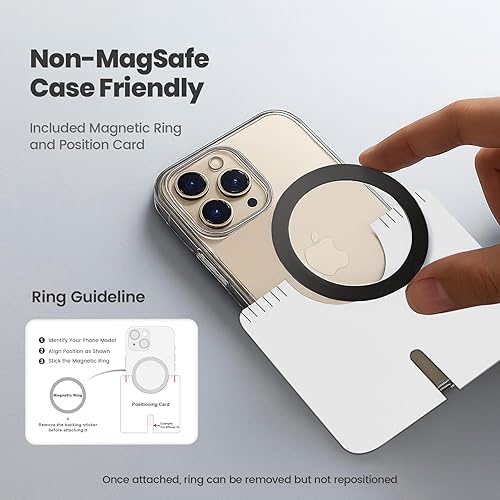 Miniatura 8 de Soporte de carga inalámbrico magnético 3 en 1 estación de carga Qi2 segura de 15 W para iPhone 17 16e 16 15 14 13 12 Pro Max - Apple Watch S112