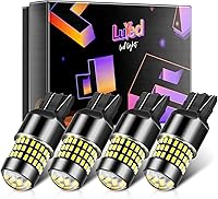 Vista 9 de LUYED 3156 3157 Bombilla LED de marcha atrás 6500 K xenón blanco súper brillante 3056 3057 3057K 4157 bombillas LED con proyector para luces