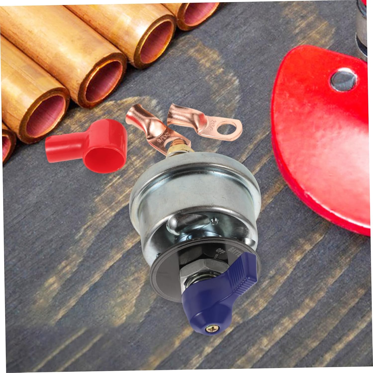 Zerodeko Heavy Duty Battery Disconnect Switch for Applications Leak Design for Boats and Yachts Power Cut Isolator for Rv and Automotive Use