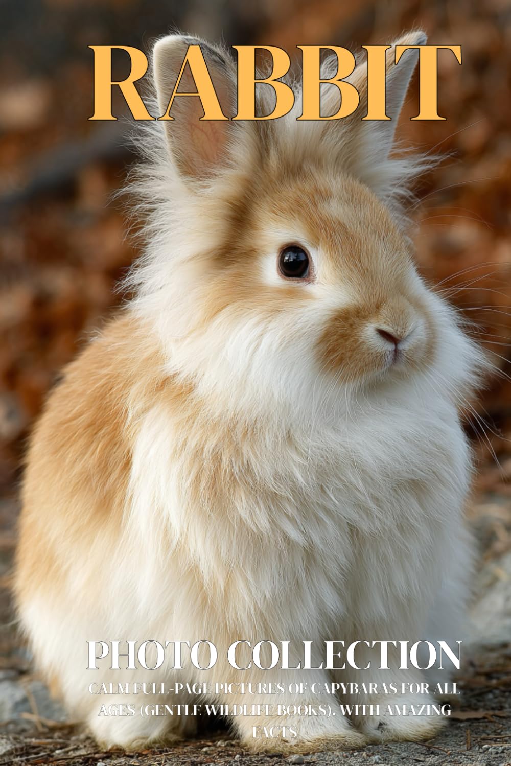 Rabbit Photo Collection: Gentle Full-Page Pictures of Rabbits and Bunnies for All Ages (Calming Pet Books), with Amazing Facts