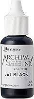Vista 1 de Ranger Archival Pad Reinker 0.5 onzas, negro azabache