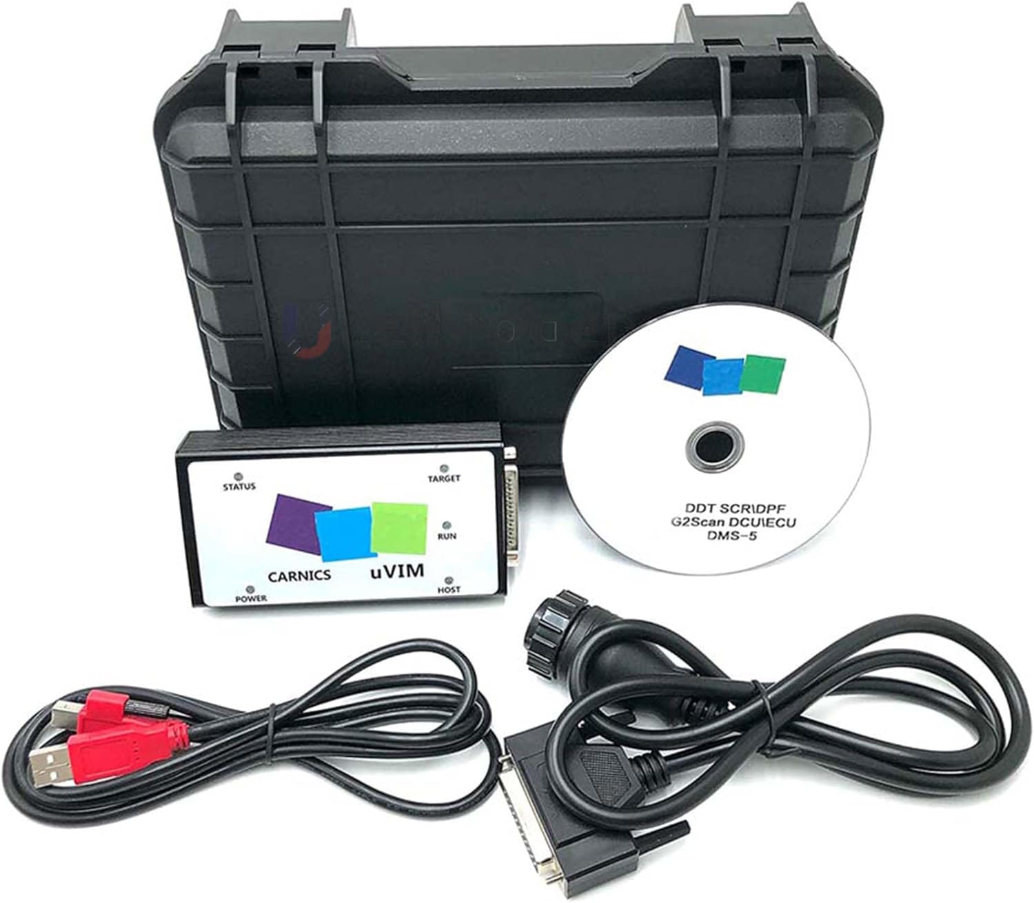 Diagnostic Tool for DOOSAN uVIM Excavator Forklift Engine Fault Detection OBD Interface DDT CARNICS SCR+DPF+G2 ECU+G2 DCU+G2 Scanner 2016 2023 Heavy Duty Truck (Adapter with 2016 Software)