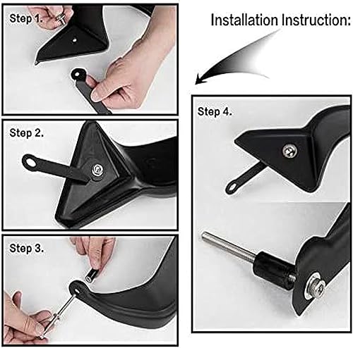 Miniatura 3 de YESKIT for Kawasaki Versys X-300 X300 Motorcycle Windproof Handguards Protector Handlebar Handguard Shield 2017-2022 2021 2020 2019