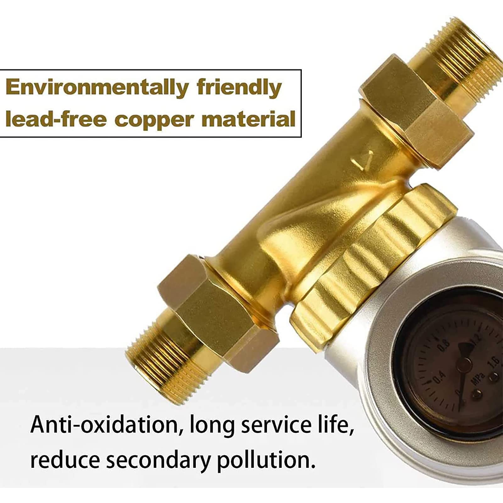 Filtro De Sedimentos, Filtros De Agua Reutilizables Para Toda La Casa Que Se Ajustan a -30 Grados a 100 Grados Bajo Cero, Sistema De Prefiltración Para Agua De Pozo, Adecuado Para Balcón, Baño, Dormit