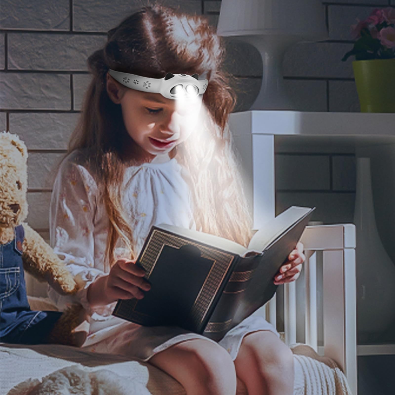 Amazon.co.jp: DEVOTEE LED Headlight for Kids, Rechargeable, LED
