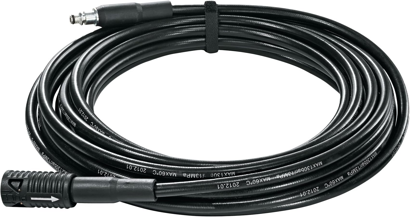 High- Pressure Extension Hose Pipe 6m, Max Pressure 160 Bar, 1 x 6m & 9.5 mm diameter, Accessory for Aquatak pressure washers, Push-fit Connections, Easy Attachment | 0.47kg