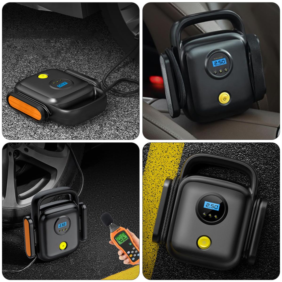Compresseur D'air pour Voiture 120w 12v Moniteur Numérique