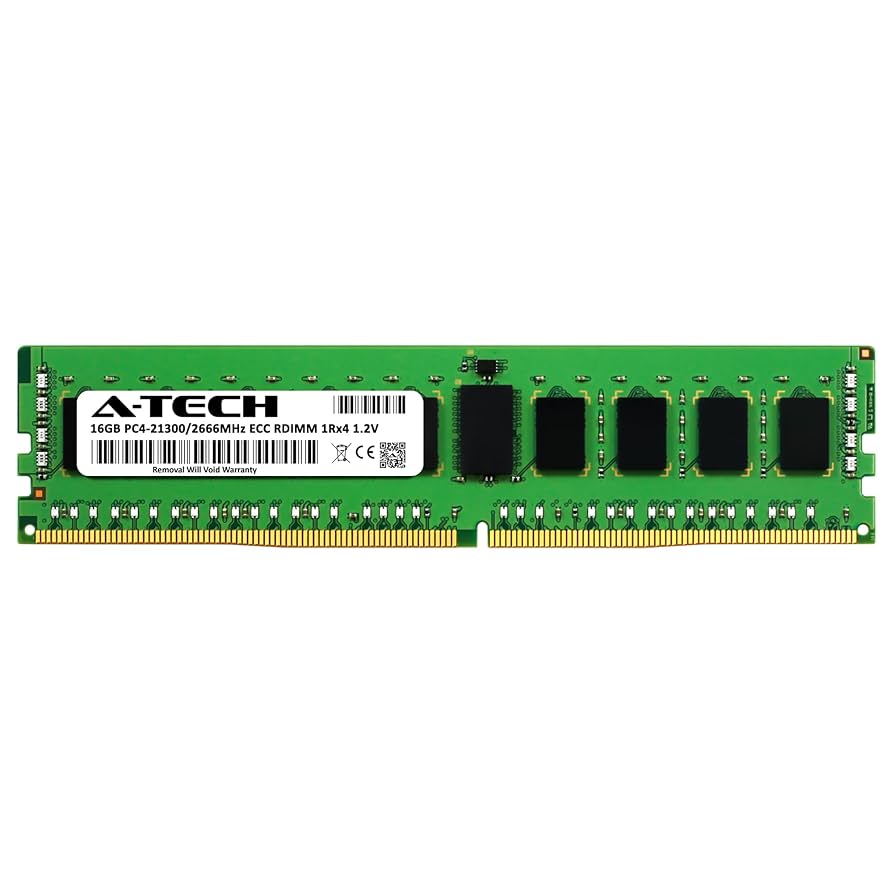 16GB DDR4-2666 ECC DIMM メモリ MemoryMasters 16GB (2x8GB) DDR4-2666MHz PC4-21300 ECC UDIMM