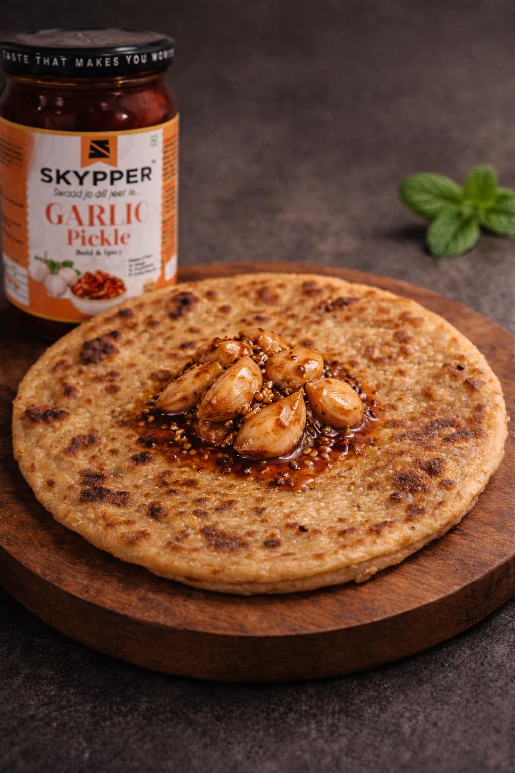 Skypper Garlic Pickle 500g | Authentic Bold & Spicy Indian Achar | Hand-Peeled Garlic, Sun-Dried & Pickled in Cold-Pressed Mustard Oil | 100% Natural, No Artificial Additives & No Chemicals | Food Graded Glass Jar - Image 7 thumbnail