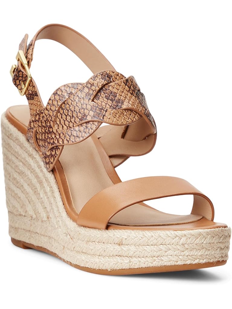 Lauren Ralph Lauren Hazell Leather Espadrille