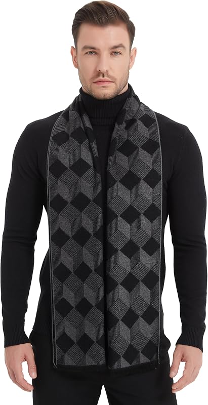 EP Mode Men's Winter Scarf, Cashmere Feel, Super Soft & Warm
