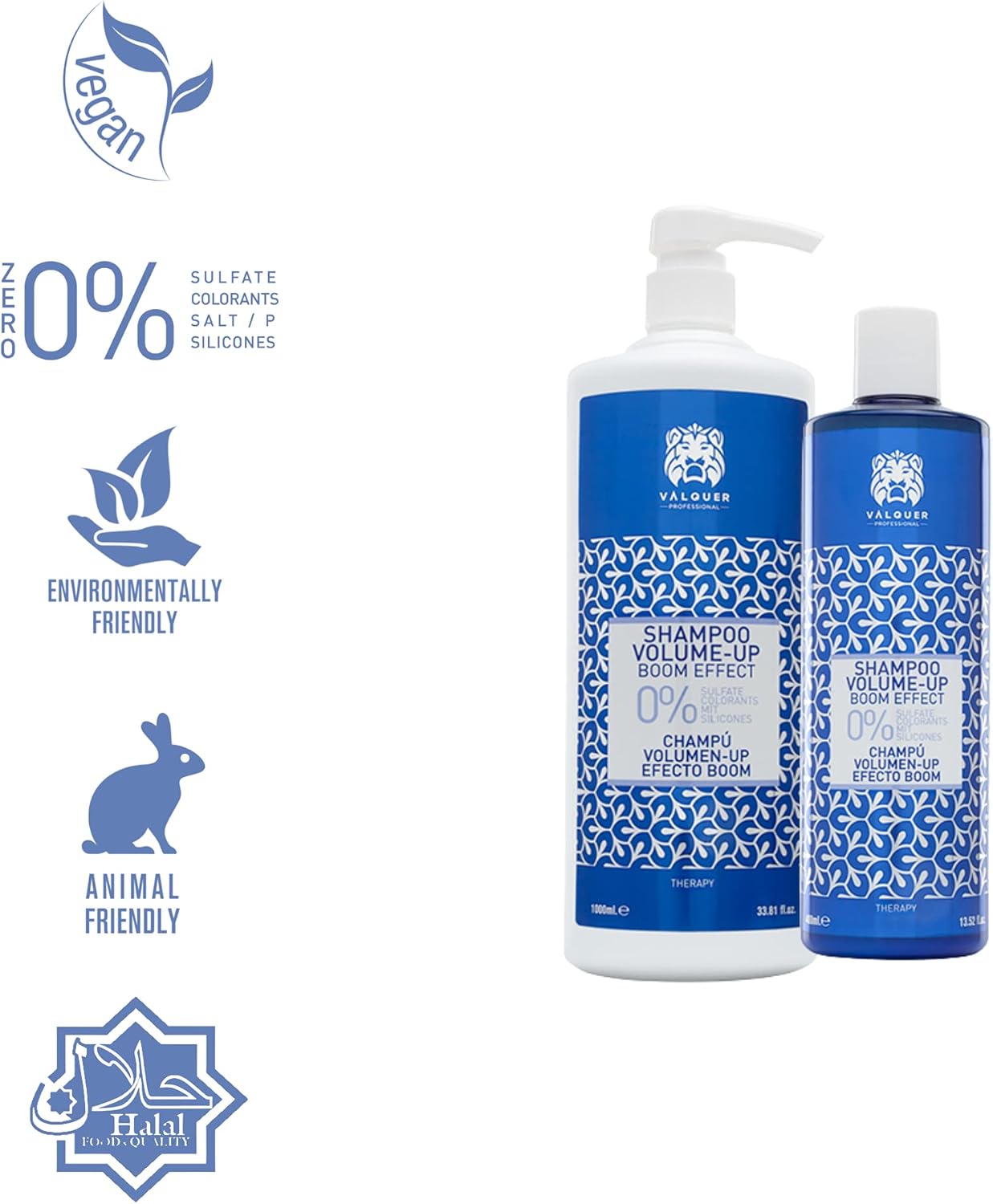 Válquer Volume-Up Boom Effect Shampoo - 400 ml, Blau, 400 ml (Pack of 1) - Image 3
