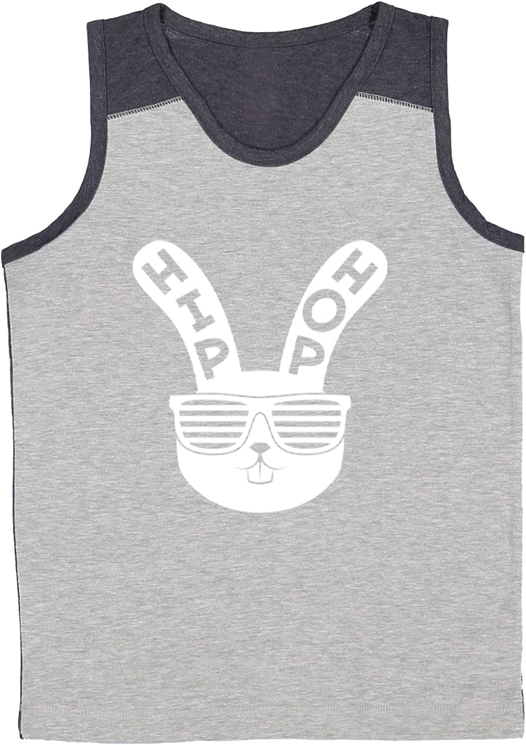 Hip Hop Bunny Rabbit - Rap Pun Funny Youth Contrast Back Tank Top