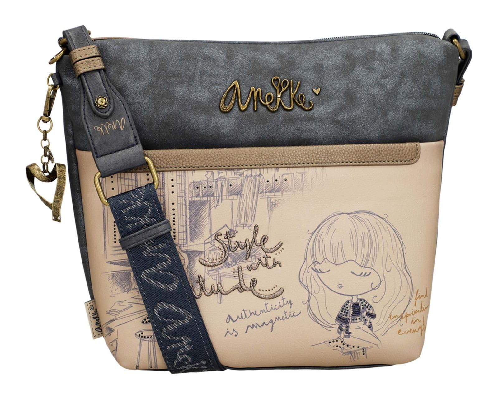 Anekke Umhängetasche Schultertasche Studio Crossbody Bag Multicolor mehrfarbig