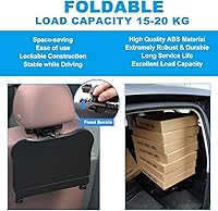 Vista 7 de Mesa Bandeja para Asiento Trasero del Automóvil - Bandejas de Comida Plegables y Estables para Asiento Trasero del Auto, Escritorio para Pasajero