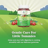 Vista 3 de Gomitas probióticas orgánicas USDA para niños, probióticos para bacterias intestinales para la salud digestiva y el alivio del estómago, suave 2.5B