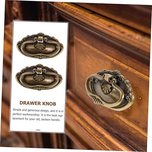Miniatura 3 de OSALADI 5 juegos de manijas de cajón para muebles, pomos de armario, cajón, manija de armario, tiradores de cajón vintage, tiradores de cajón de
