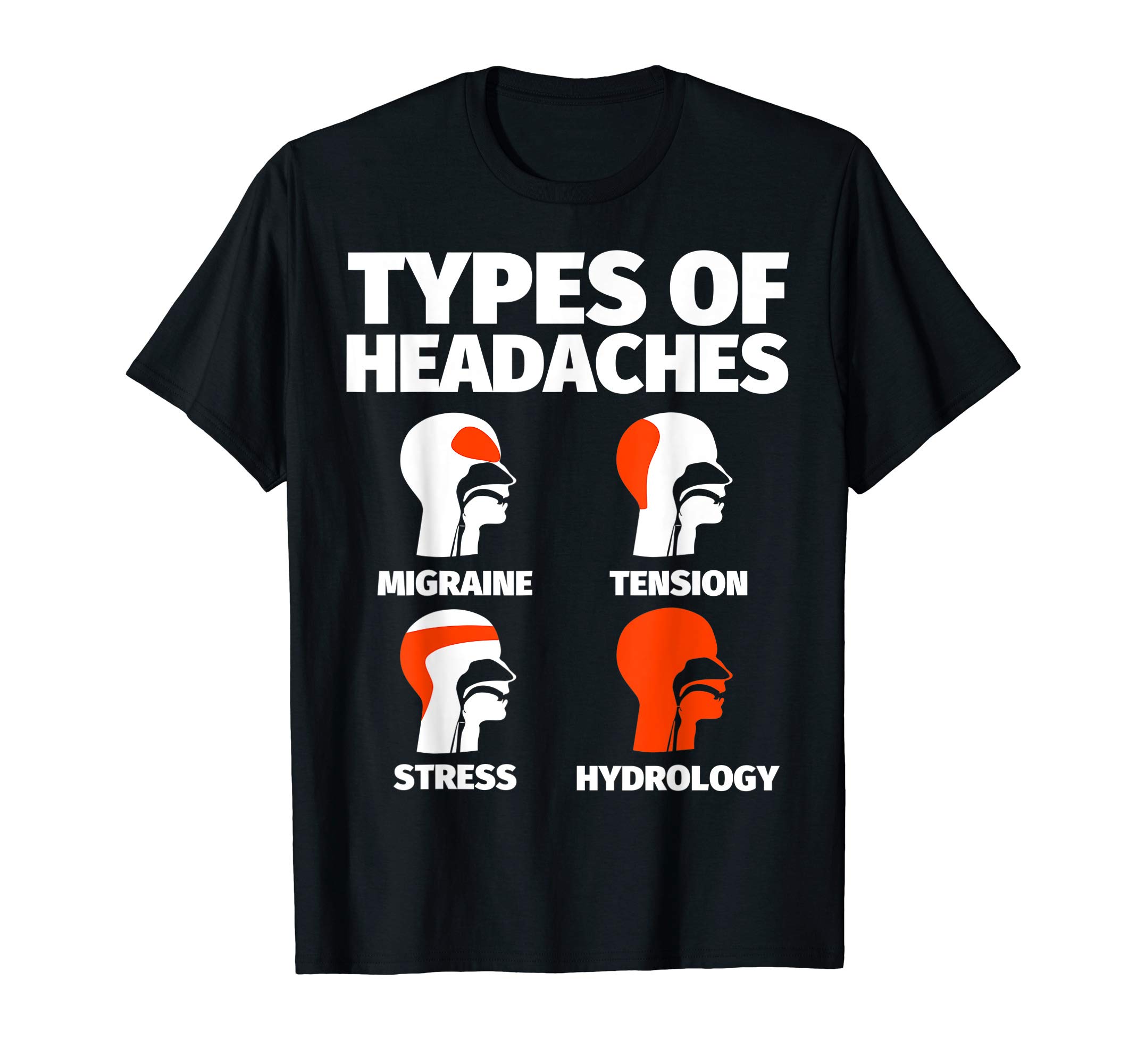 Hydrology GiftsHydrology Funny Sayings Headache Meme T-Shirt