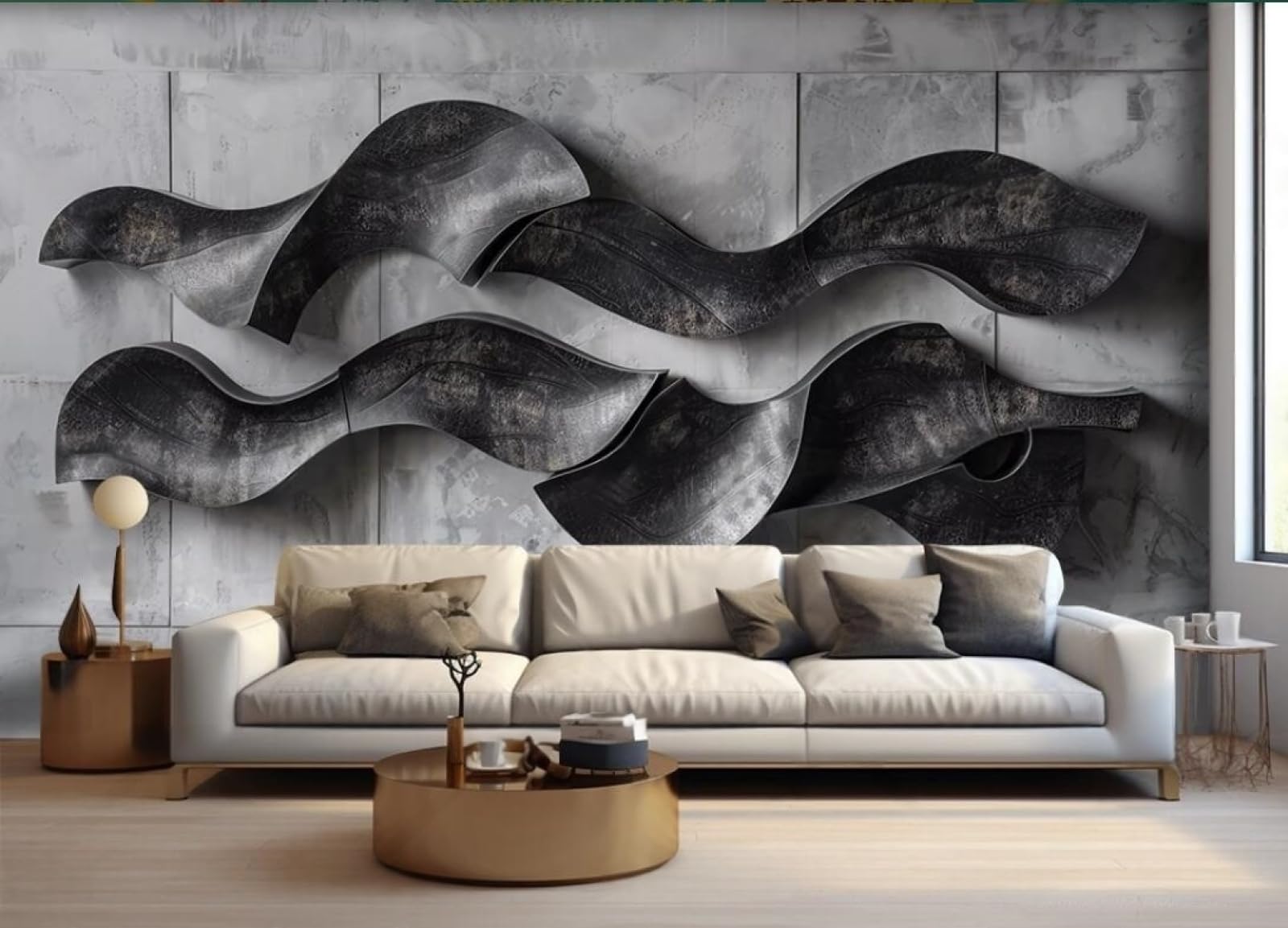 Tapisserie murale 3d grand format 430x300cm pour décoration maison